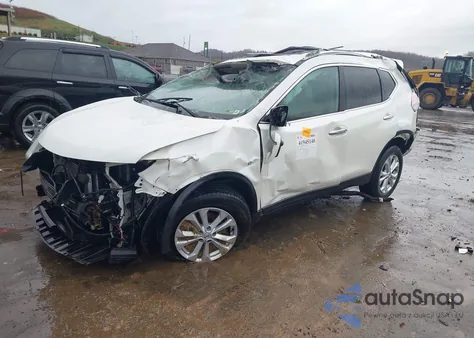 2016 Nissan Rogue Sv z USA, uszkodzony, nr VIN 5N1AT2MV4GC889239